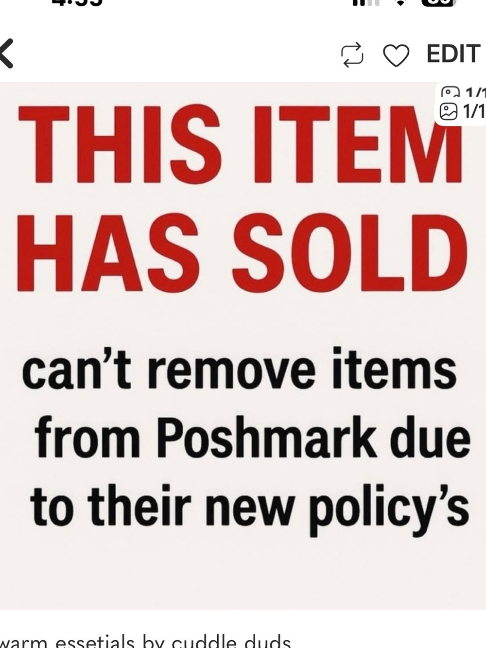 Not for sale